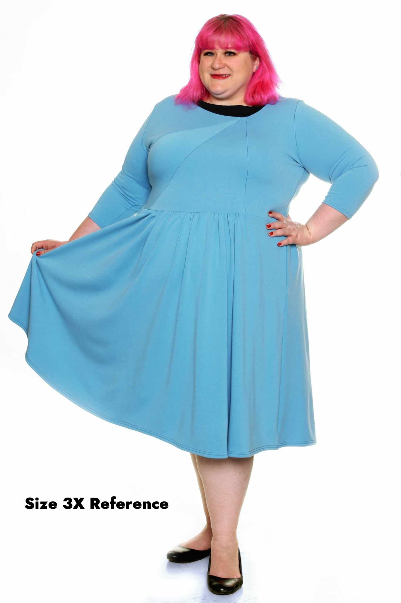 Original Retro Swing Dress in Pink